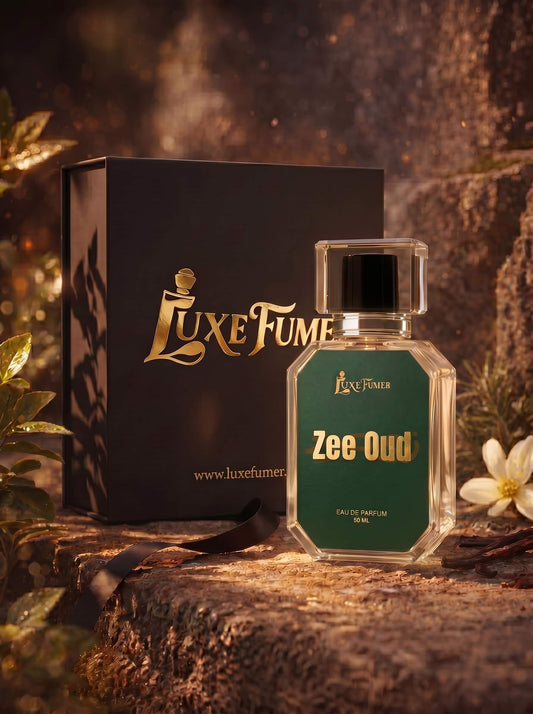 Zee Oud premium Eau De Parfum 50ml bottle by Luxe Fumer