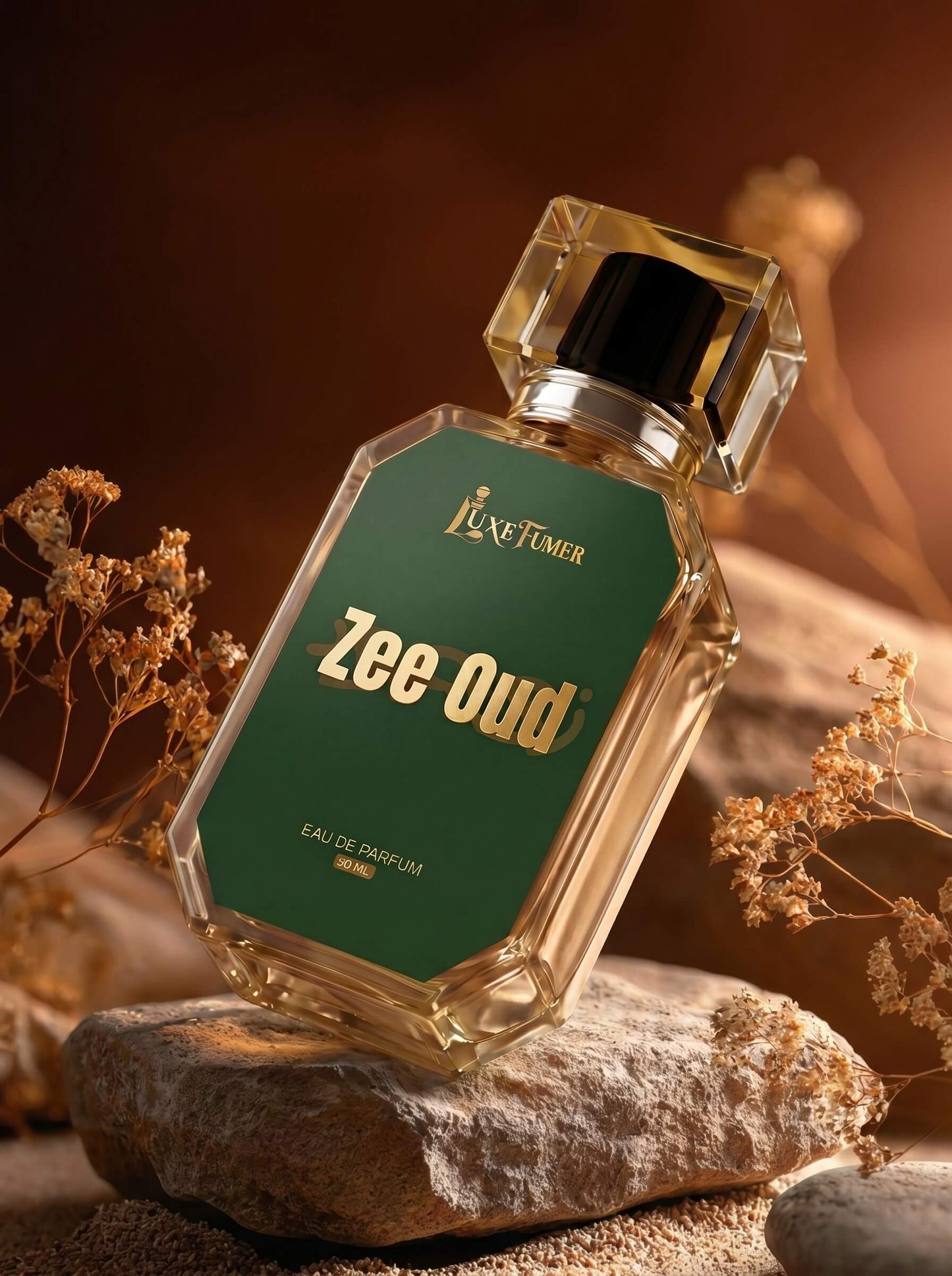 Zee Oud premium Eau De Parfum 50ml bottle by Luxe Fumer