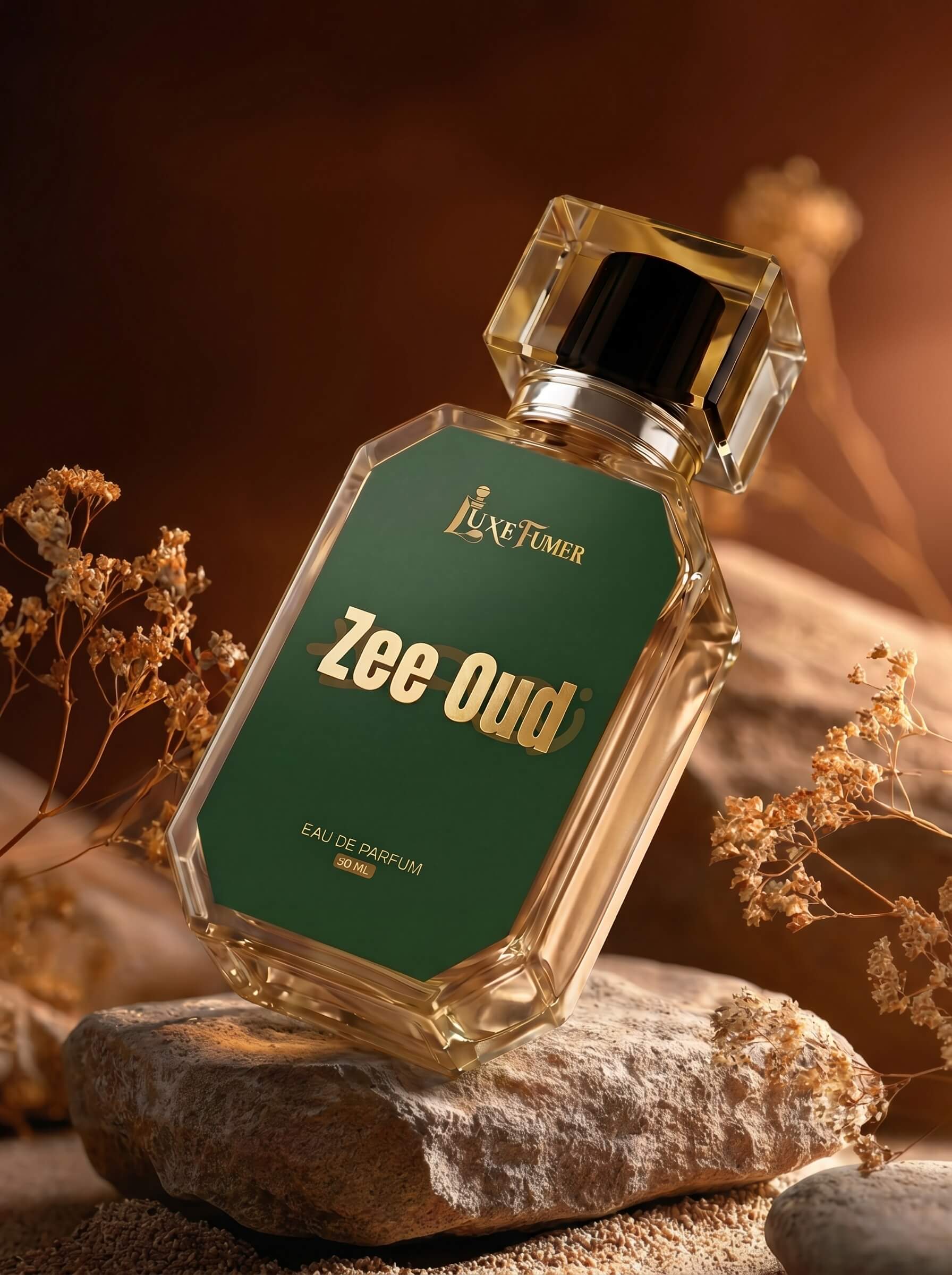 Zee Oud premium Eau De Parfum 50ml bottle by Luxe Fumer