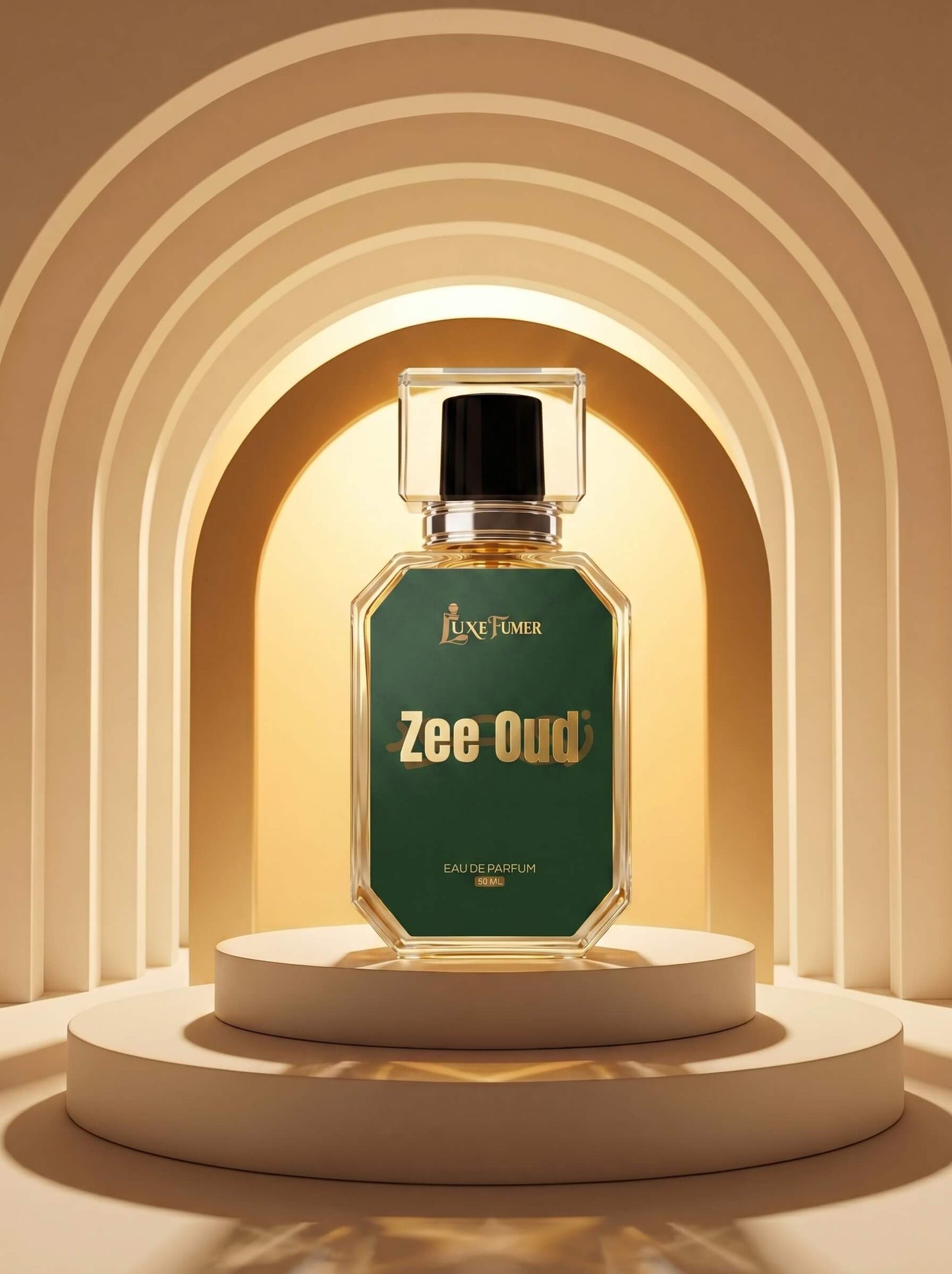 Zee Oud premium Eau De Parfum 50ml bottle by Luxe Fumer